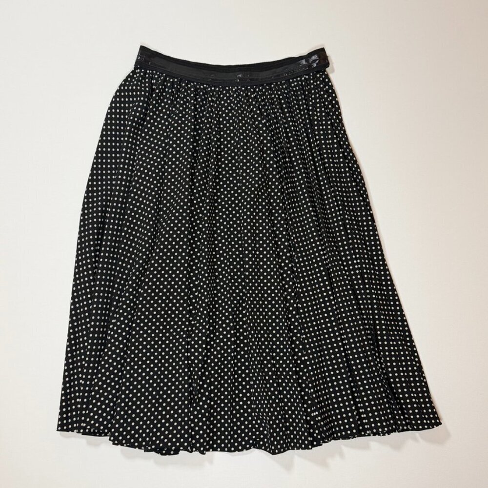 Coach Polka Dot Pleated Skirt